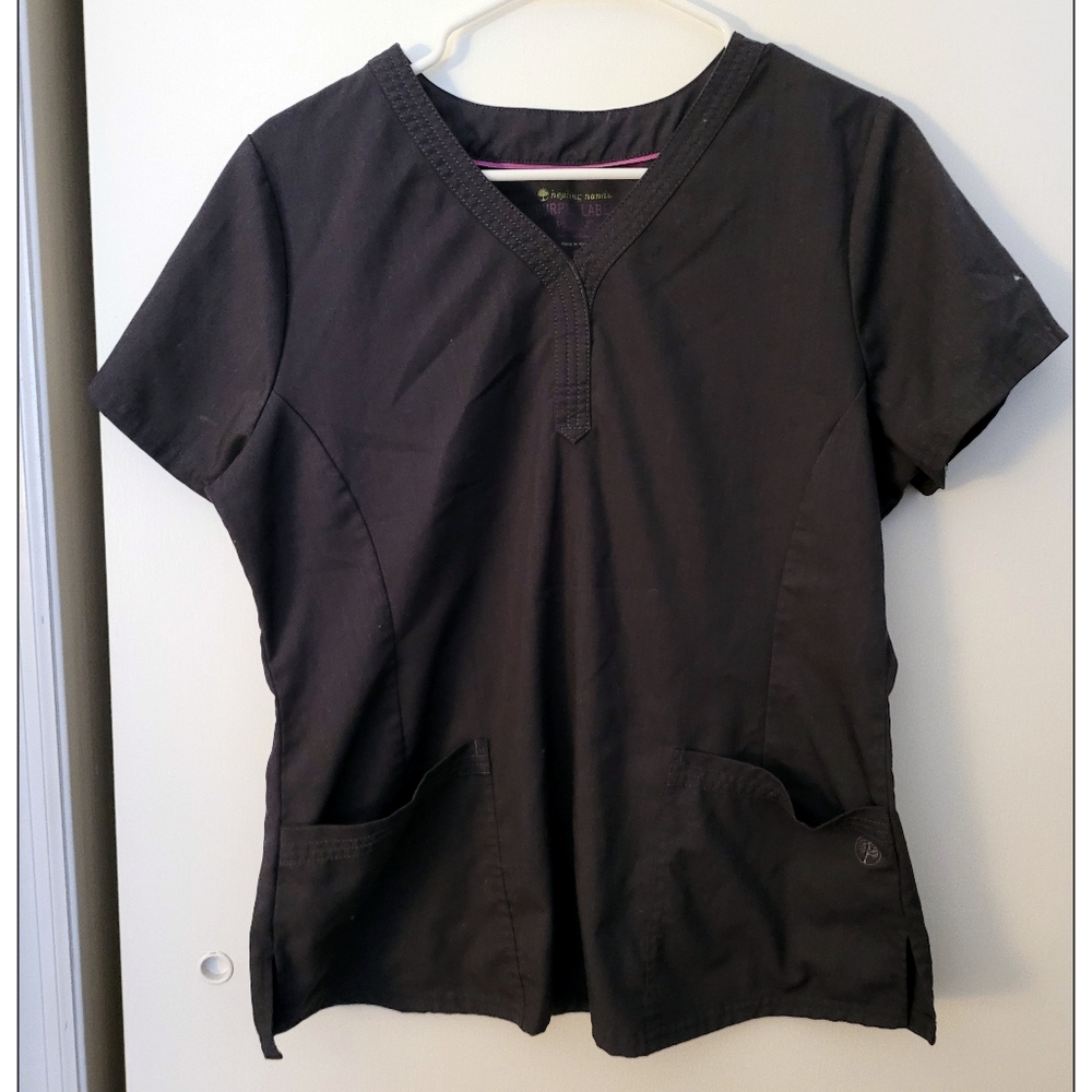 Healing Hands Purple Label Modern Fit Scrub Top